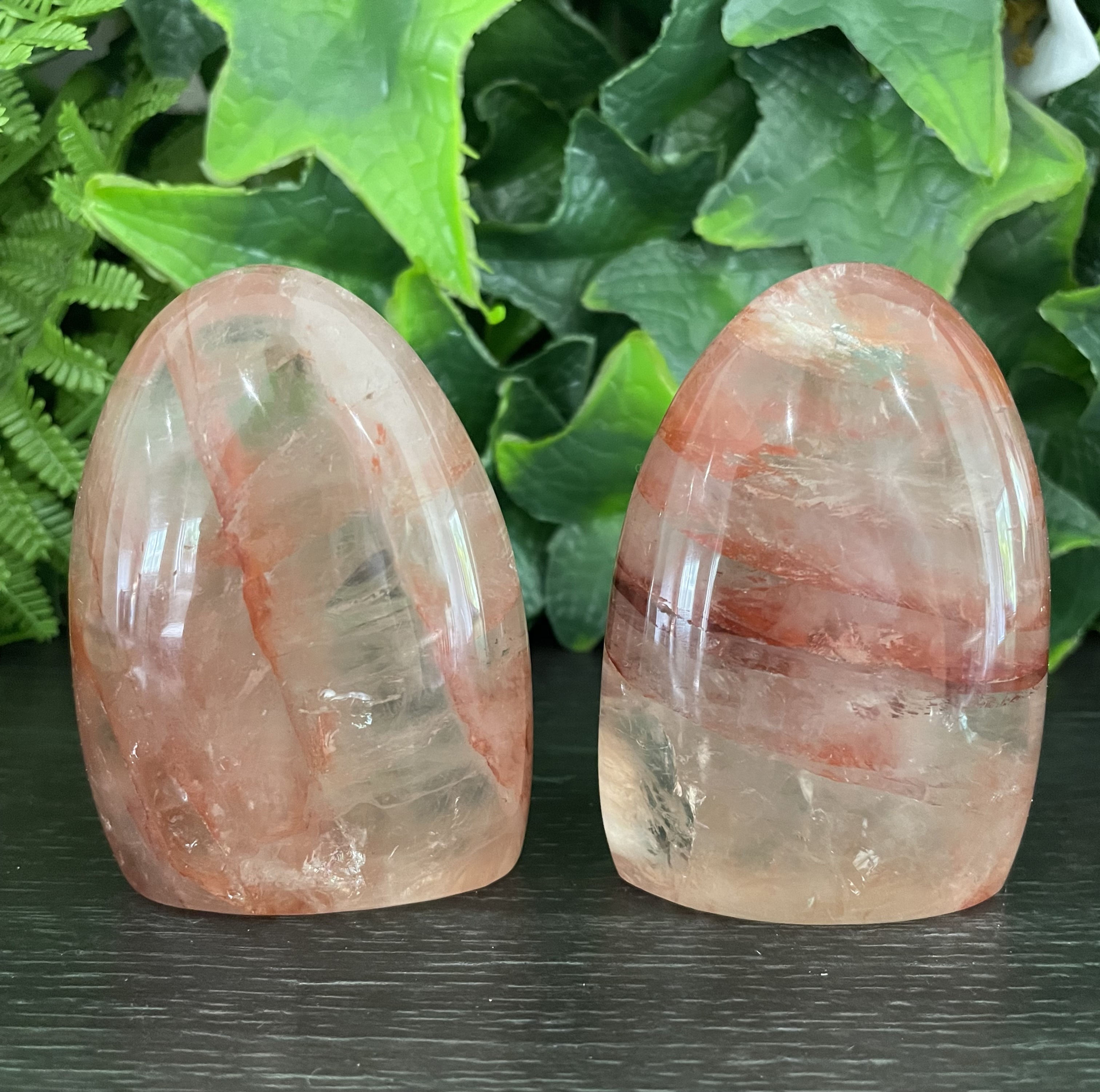 Fire Quartz Crystal Dome