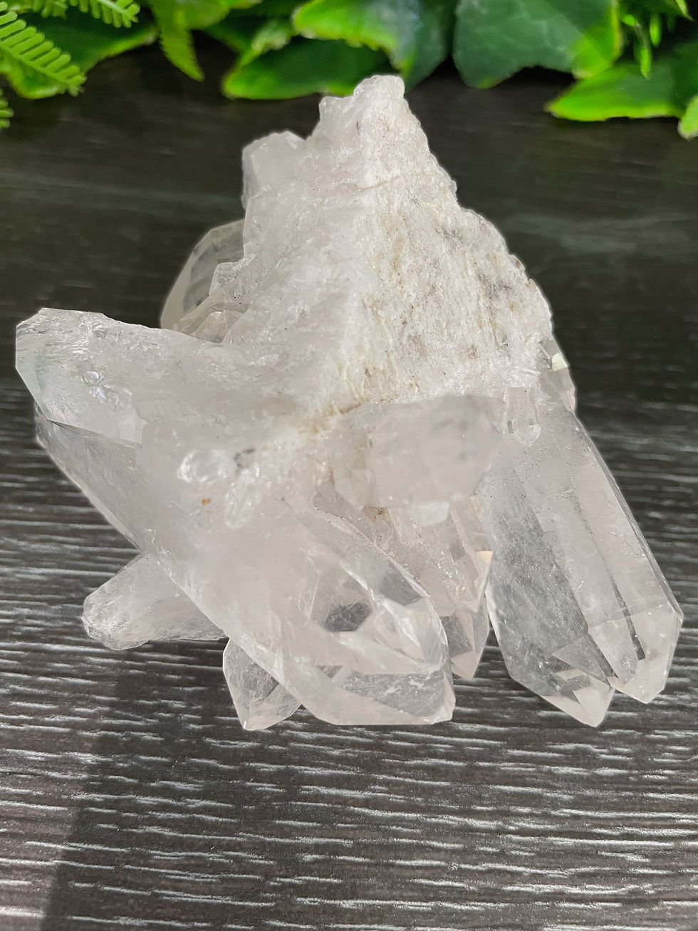 Clear Quartz Crystal Cluster