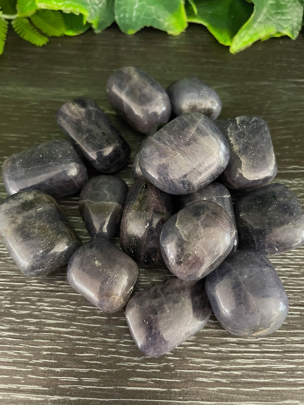 Iolite Crystal Tumble