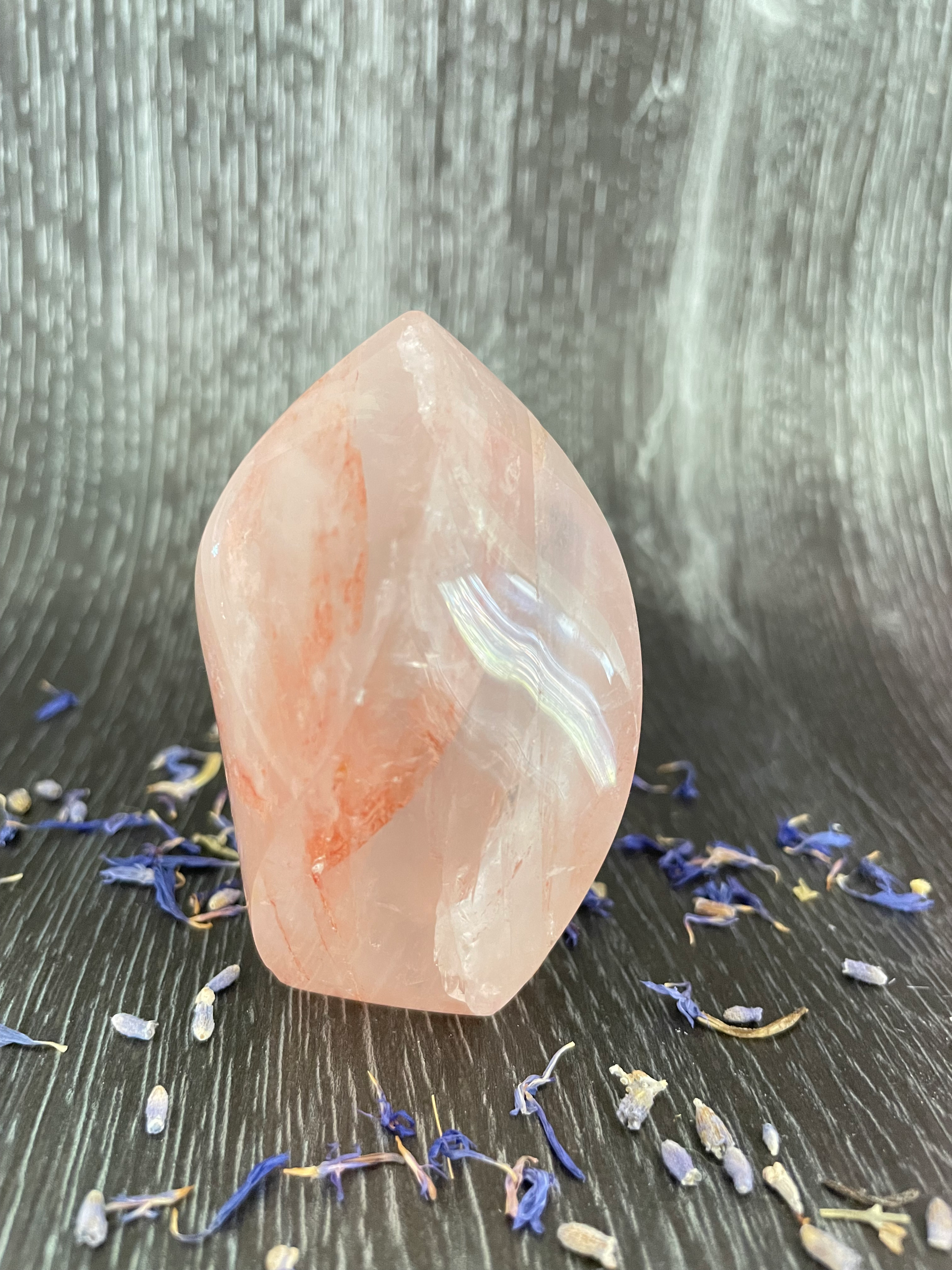 Fire Quartz Crystal Flame