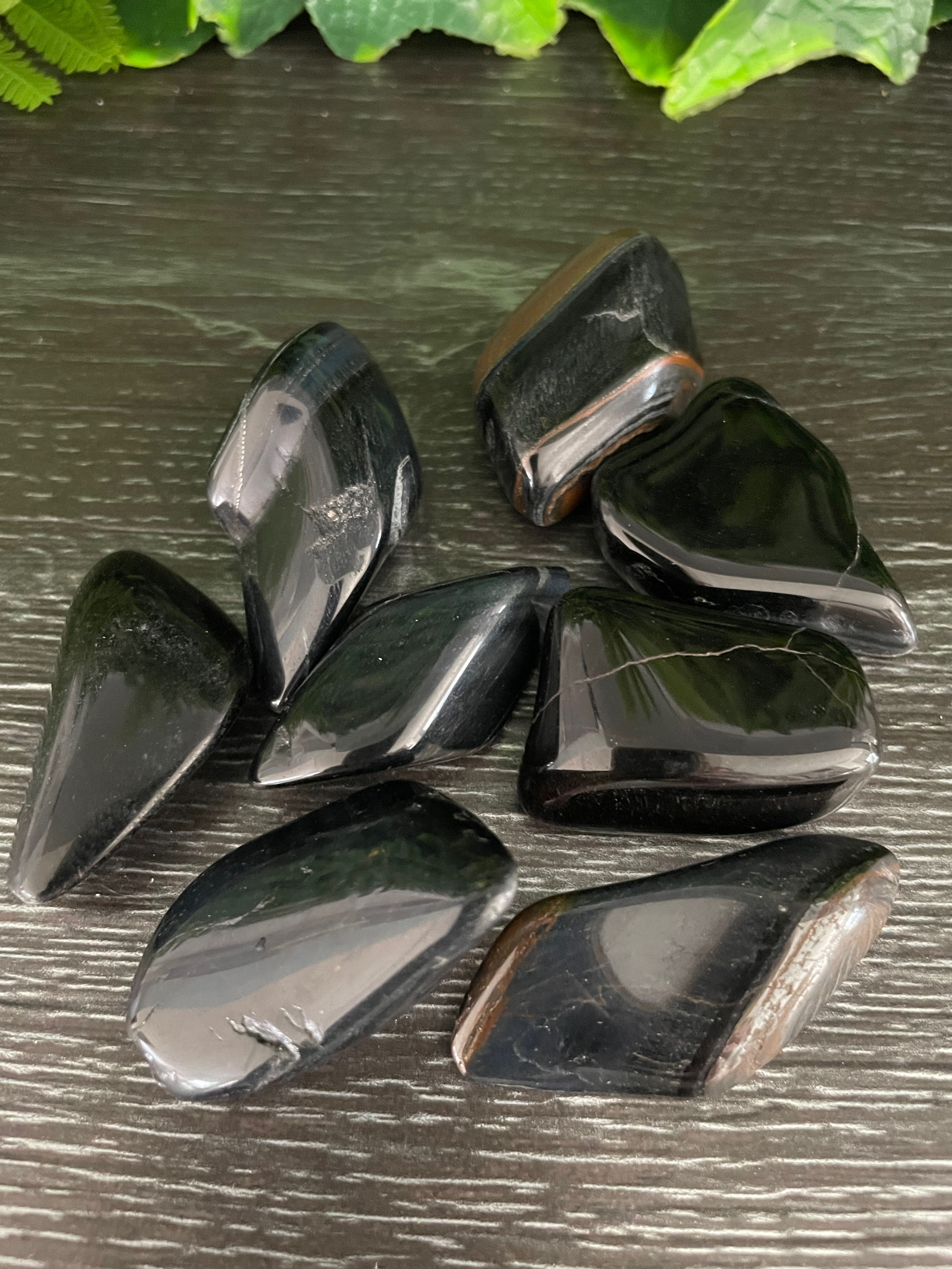 Blue Tiger Eye Crystal Tumble Stone