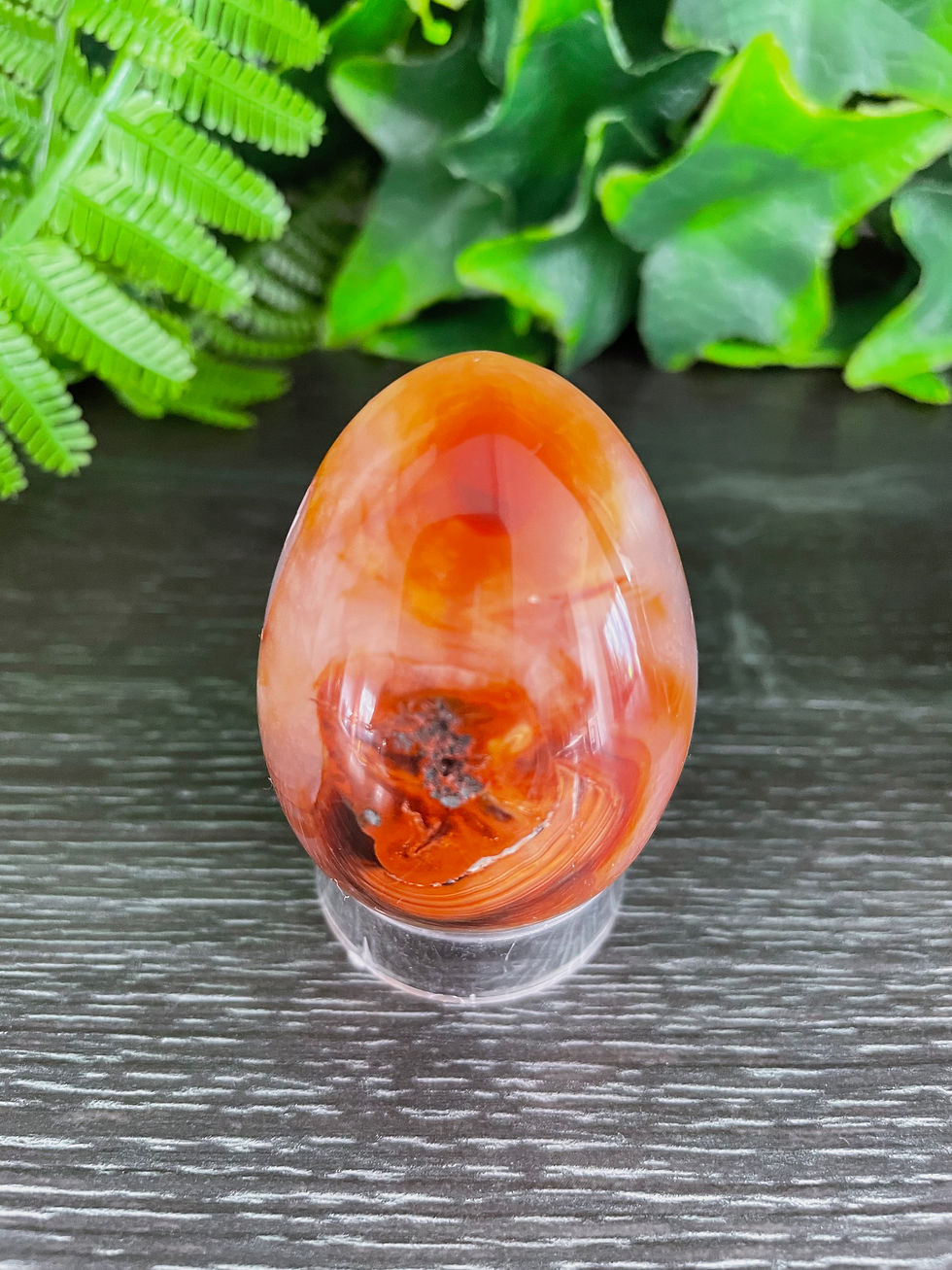 Carnelian Crystal Egg