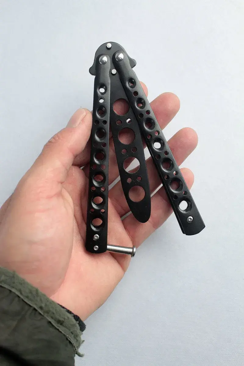 Miniatura: Canivete butterfly Preto