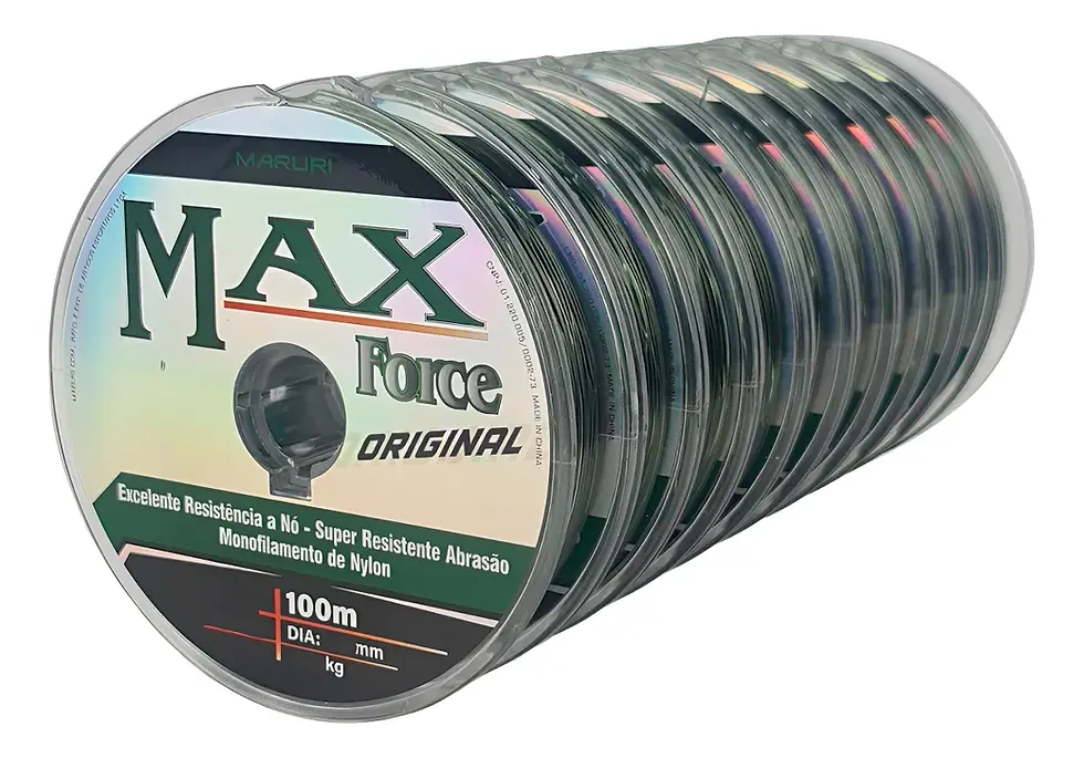 Miniatura: LINHA  MAX FORCE 0,31MM / 100M. 9.5kg