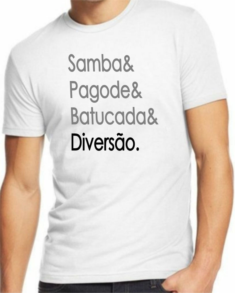 Camisa Samba Pagode batucada