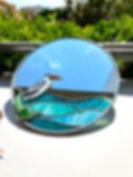 Thumbnail: Heron Design Stained Glass Mirror