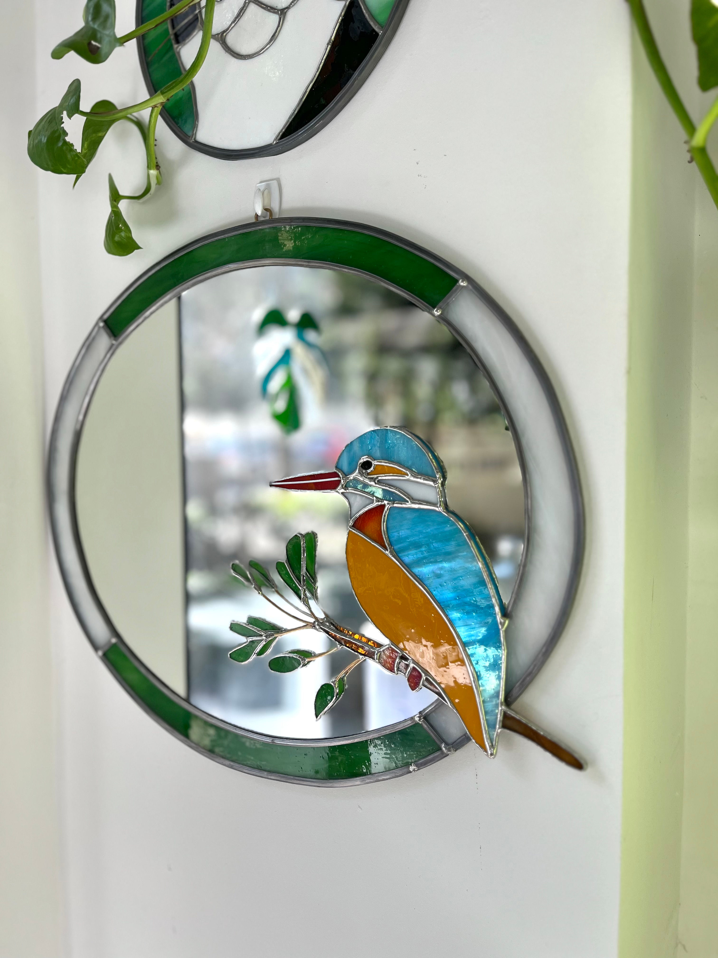 Kingfisher tasarım Vitray Ayna