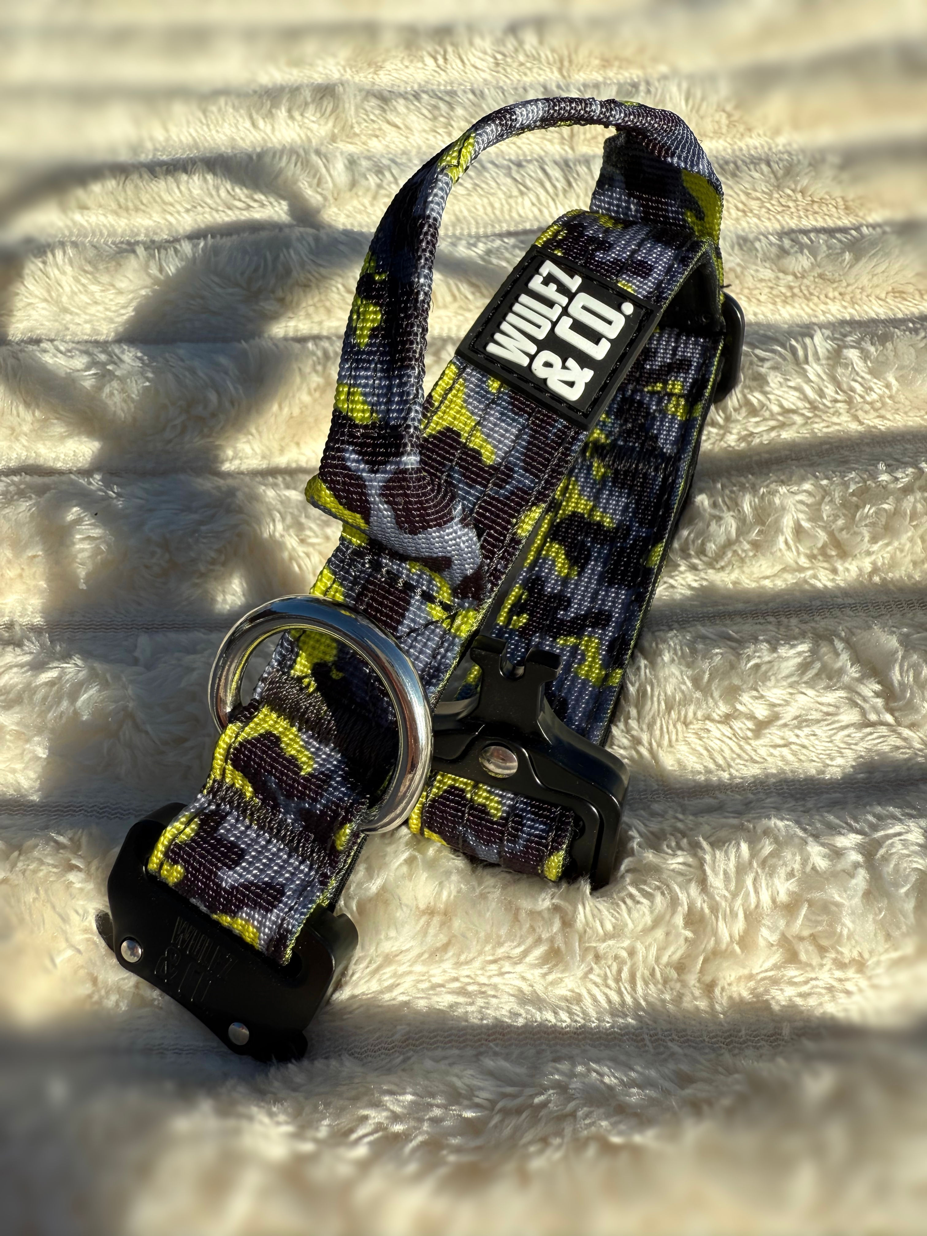 Slim Alpha Collar ~ Retro Camo