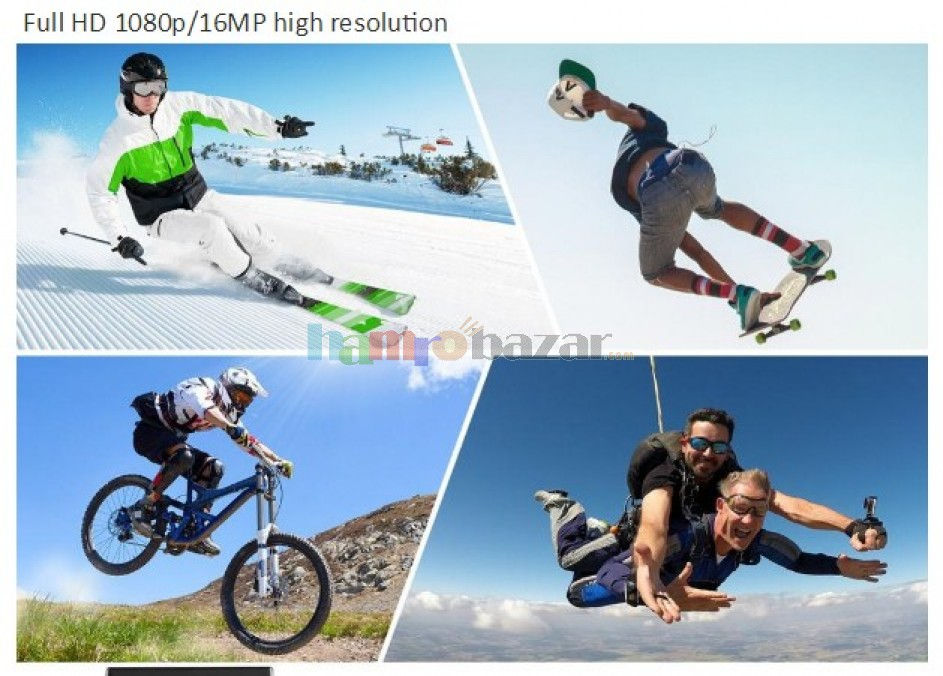 Thumbnail: 2k 2160p Full Hd Action Sports Camera Gopro With Wifi Waterproof