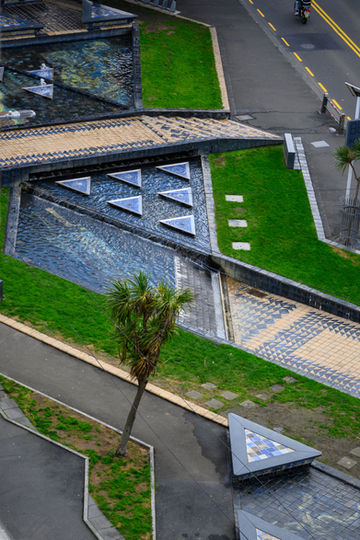 Photo of birds eye view of Te Aro Park