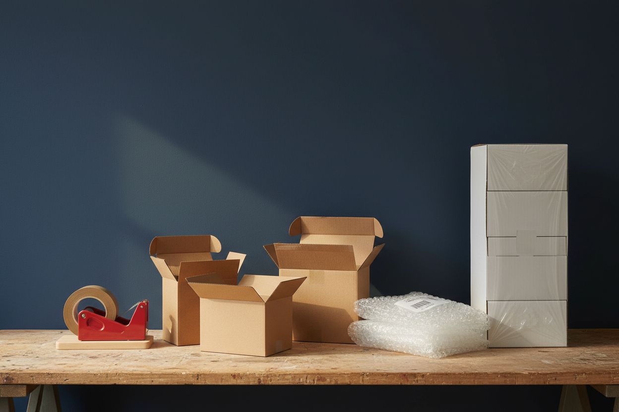 Packing bench at MorringGB