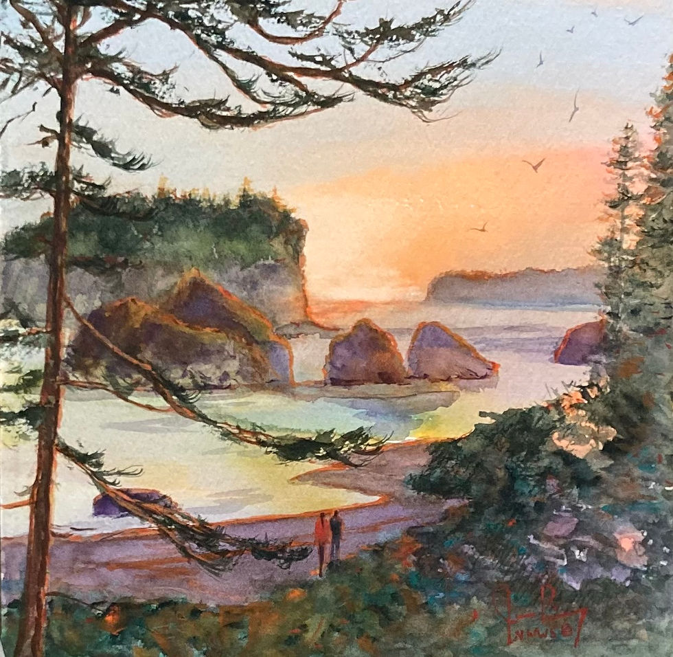 2025_2-Ruby Beach Sunset Walk