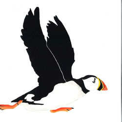 2026_2 - Huffin Puffin  (watercolor)