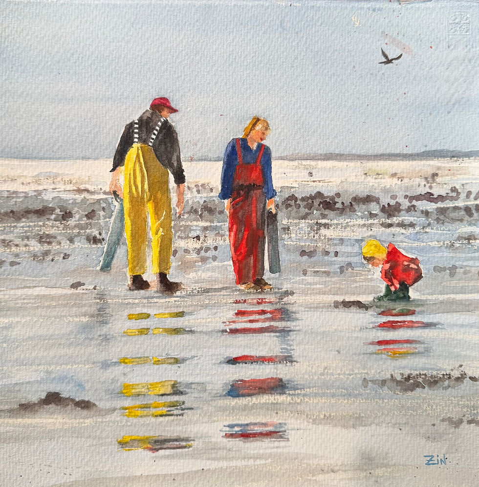 2025_10 - Clam digging on Washington Coast