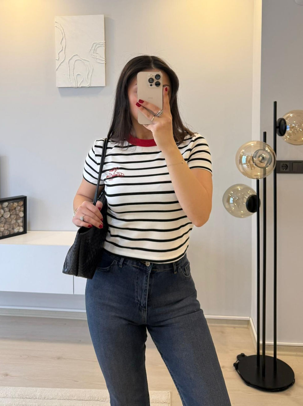 Küçük resim: Çizgili Basic Tshirt