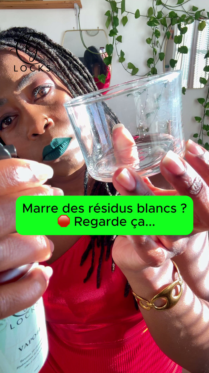 Regardez la légèreté ! 💧 J'utilise le VAPO #1 pour hydrater sans jamais alourdir. Fini les résidus blancs, place à des locks souples qui respirent la santé. Une brume légère pour un résultat pro à la maison.