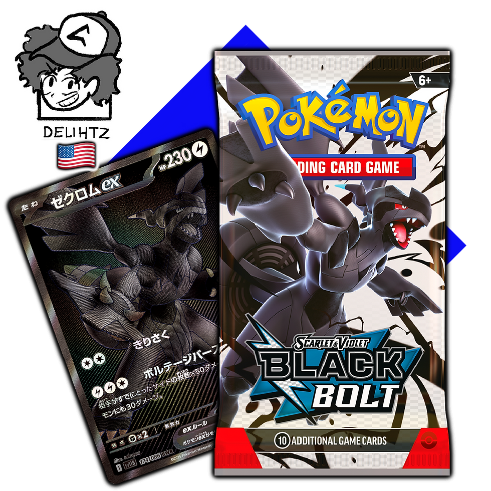 "Black Bolt” Booster Pack - Pokemon English SV10.5