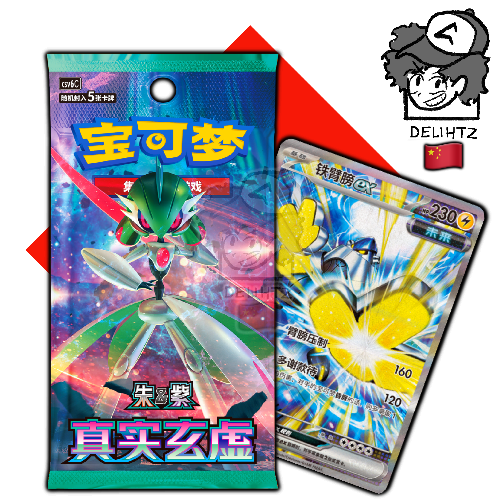 "Mystery Void" - Pokémon Simplified Chinese CSV6C