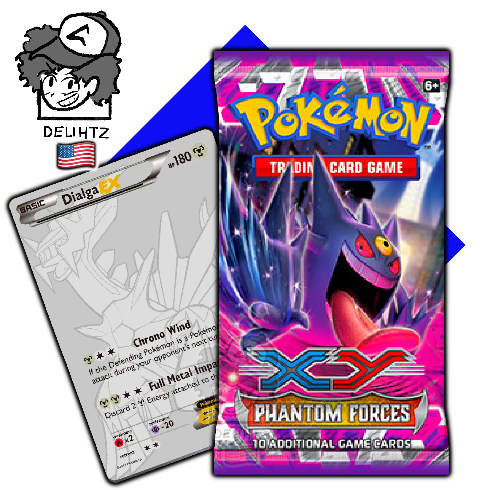 "Phantom Forces” Booster Pack - Pokemon English XY4