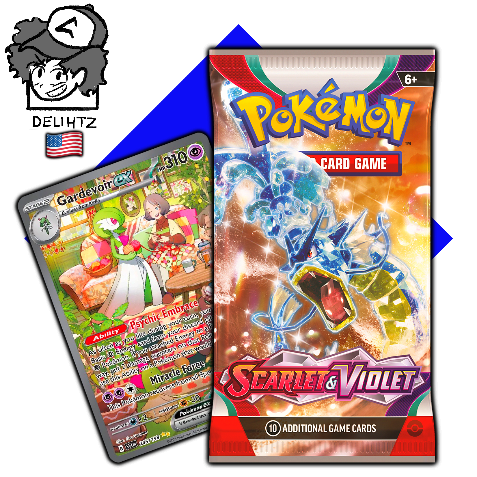 "Scarlet & Violet” Booster Pack  - Pokemon English SV1