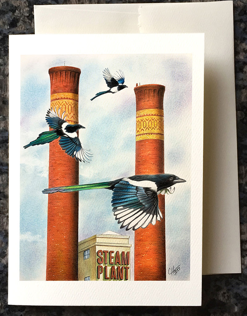 Thumbnail: Steam Plant with Magpies