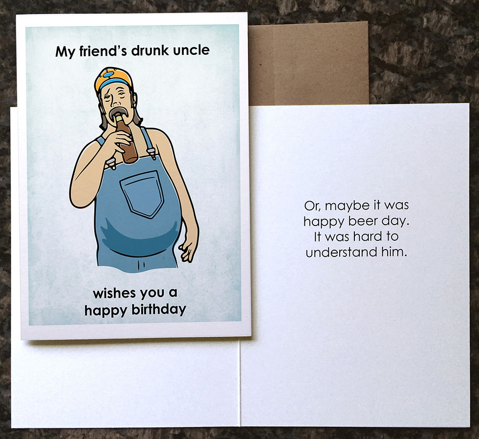Thumbnail: Humorous Greeting Cards (15 Varieties)