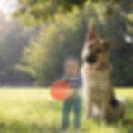 Dog seeing ghost spirit child