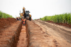Group of worker and construction enginee