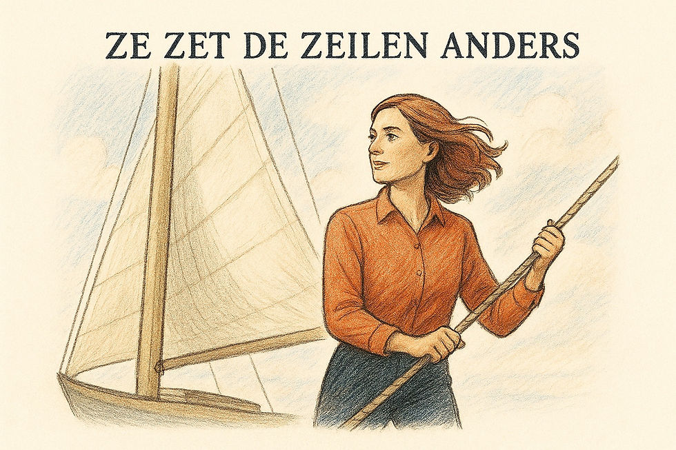 "Als je de richting van de wind niet kunt veranderen verander dan de stand van je zeilen" 