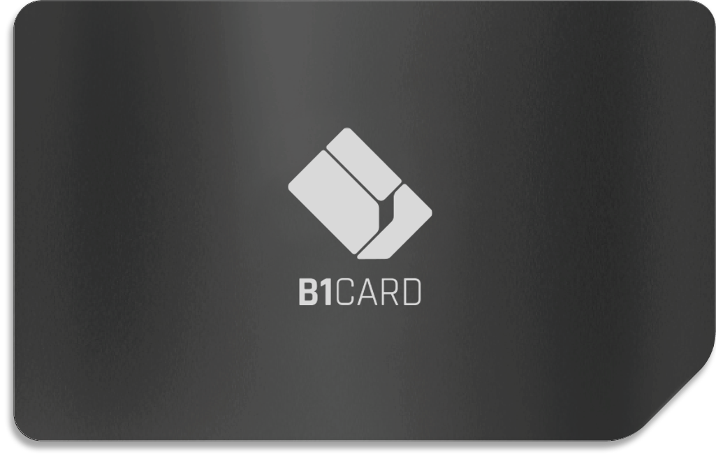 B1 Card-designvoorbeeld 1 uit het officiële kaartoverzicht