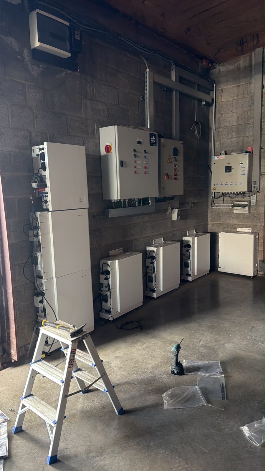 Modulaire batterij-opstelling