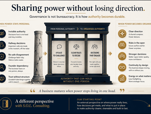 Sharing power without losing direction