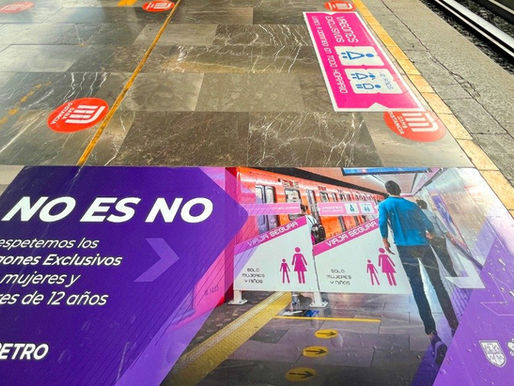 'No es no', esta es la nueva campaña que Sheinbaum lanzó en el Metro de la CDMX
