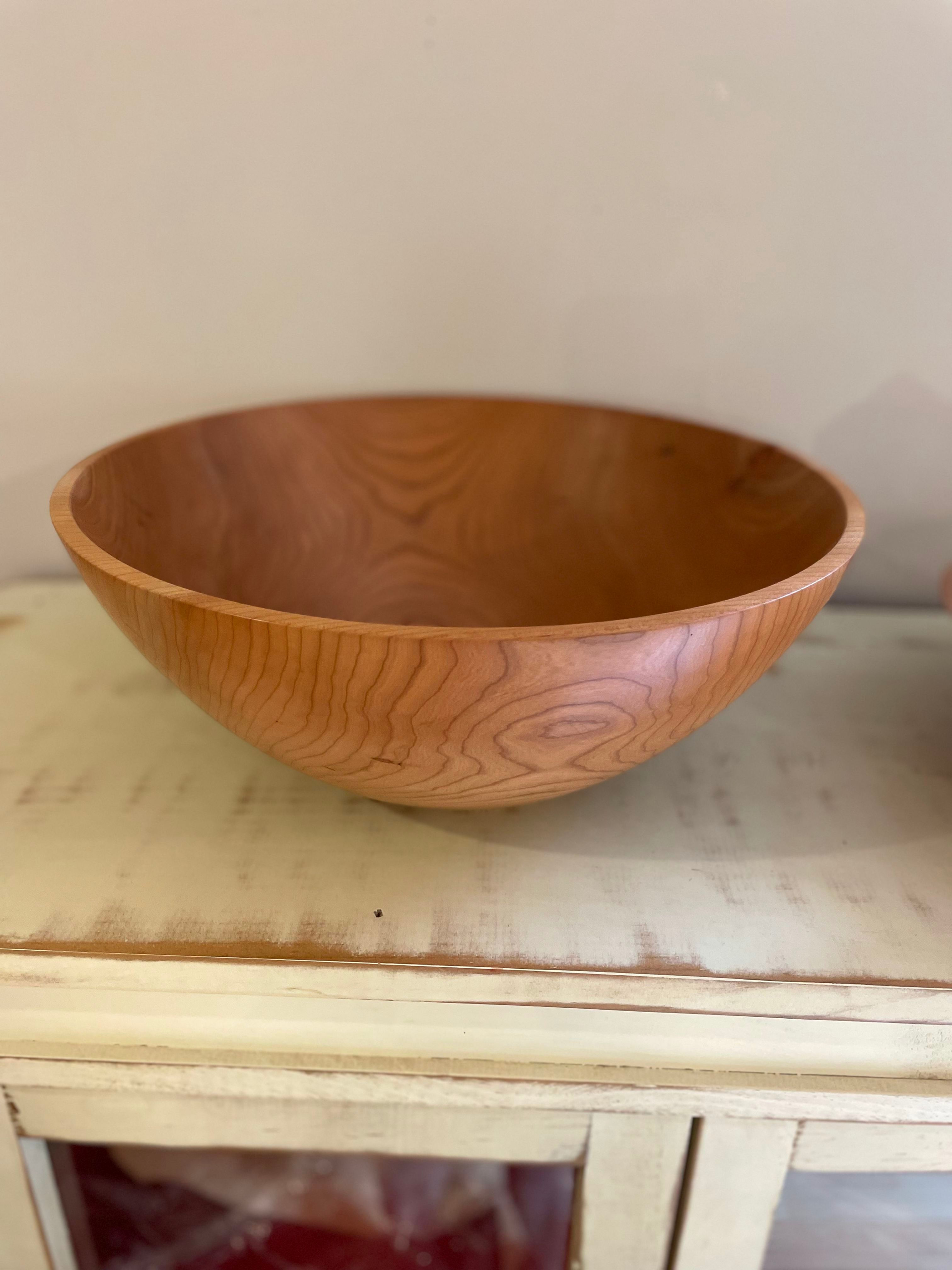 Wooden bowl