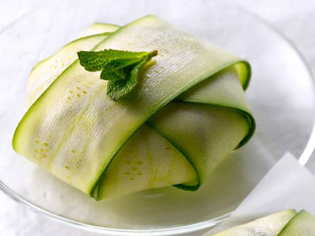 Aumônière de courgettes au chèvre frais