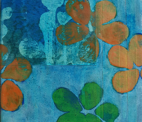 Tableau, peinture, fleurs