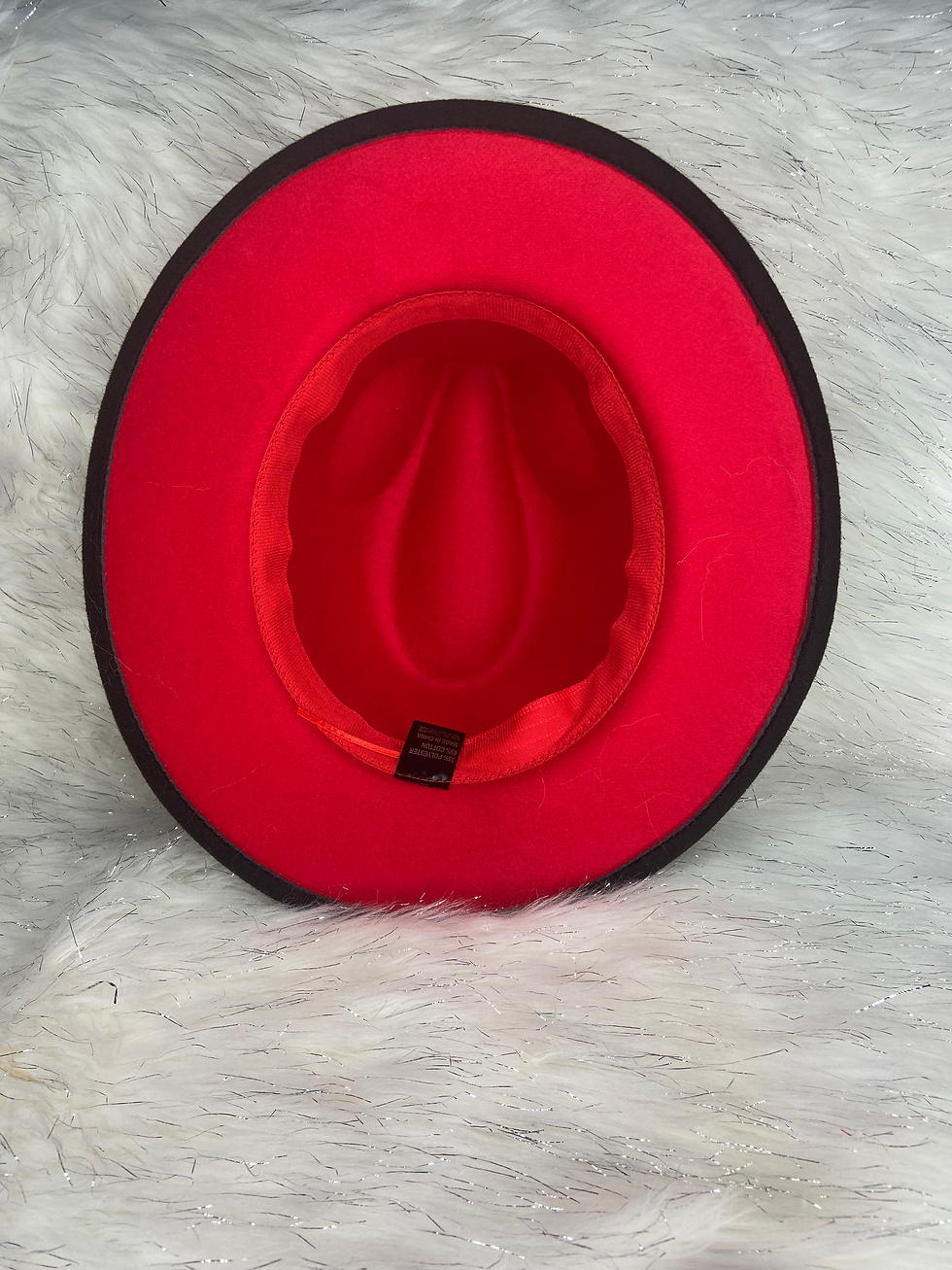 Thumbnail: The black Fedora red/green bee bow