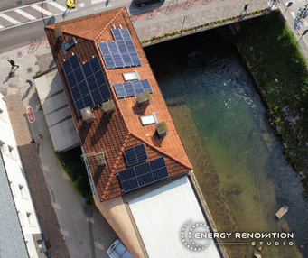Impianto fotovoltaico su