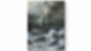 'SMOKE ON THE WATER' original seascape oil painting on canvas by Marina Syntelis. Featuring grey, brown, and blue tones, it depicts a sea engulfed in smoke and fire, symbolizing darkness, violence, fear, uncertainty, and hope. Created during the 2020 Covid-19 pandemic, the painting subtly reveals a lady’s figure in the smoke, representing hidden hope amid crisis.