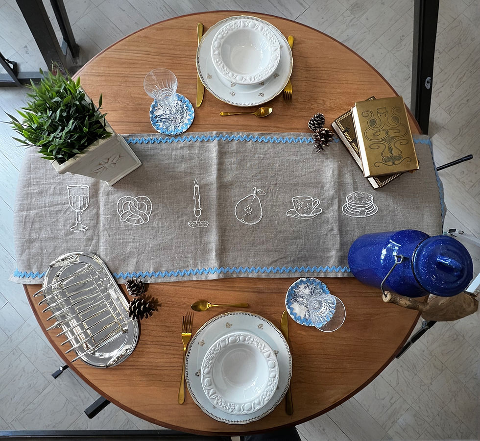 Miniature : 🍏Chemin de table "Goûter du Verger"