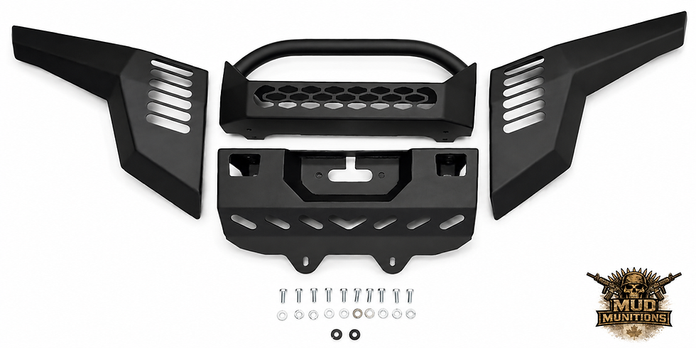 Heavy duty front UTV bumper