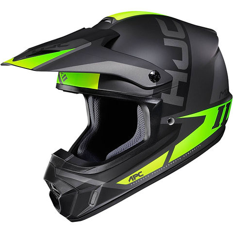 hjc cs-mx scourge helmet 2 Creed Semi Flat Grey/Red M The extended visor blocks sunlight and protects from debris HJC CS-MX II Creeper Helmet