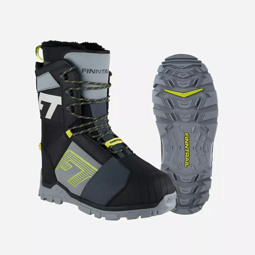 Finntrail Blizzard Winter Boots - Graphite Yellow - 9