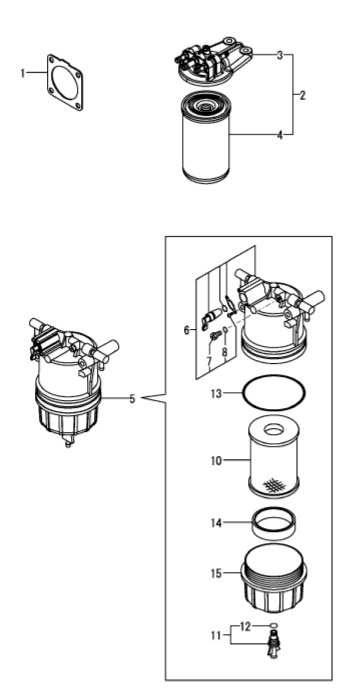 LS Fuel Filter - TRG010 YM - 40539099