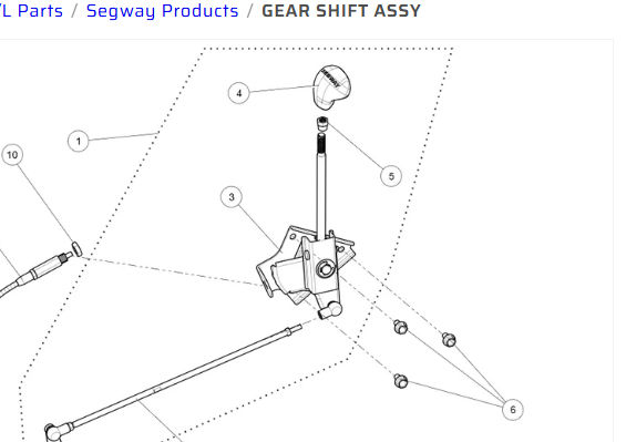 A02F31310001 - Diagram Segway Fixed Seat Assembly