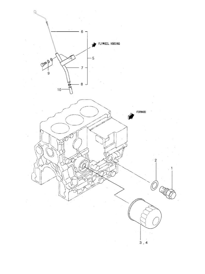 LS Oil Filter Assembly - 40056451
