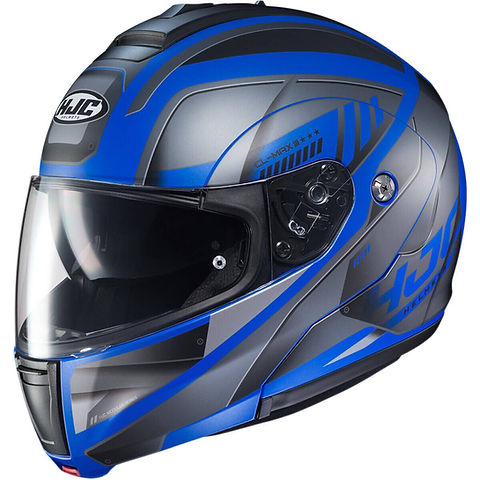 beard strangling in motorcycle helmet Biker Smiles As the Wind Blows through His Beard Stock Image