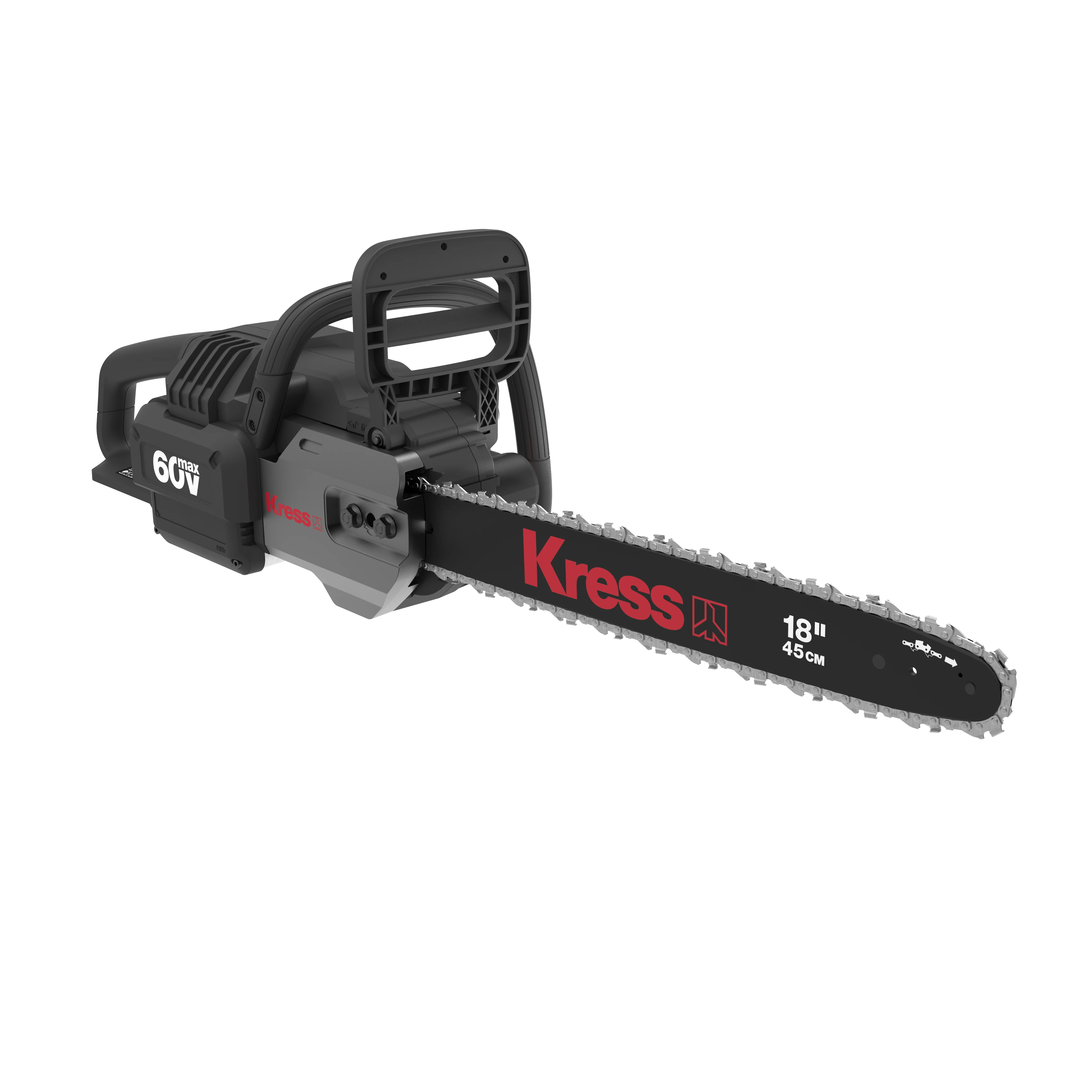 Kress 60V 18'' Brushless Chainsaw - with Battery and Charger - (KG368)