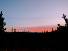 Sunset in Xeni Gwet'in