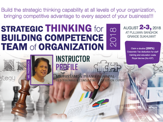 STRATEGIC THINKING FOR BUILDING COMPETENCE TEAM OF ORGANIZATION 2018